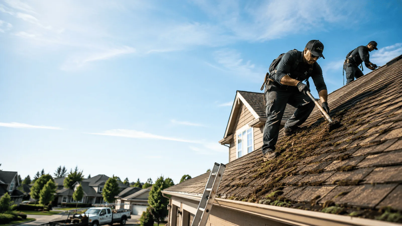 Roof Moss Removal in New Eagle, PA near me